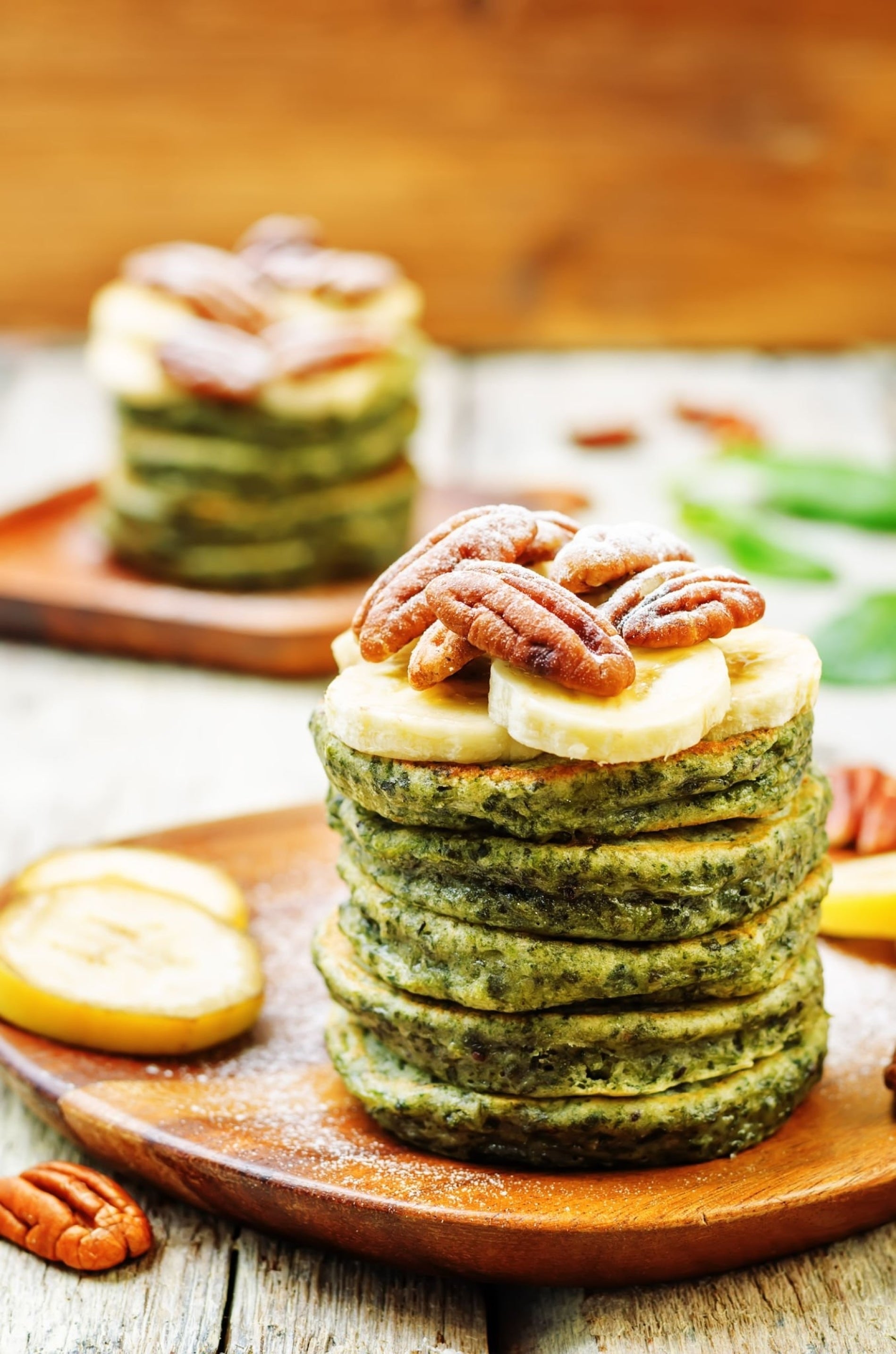 MulZi-collagen Spinach Banana Pancakes