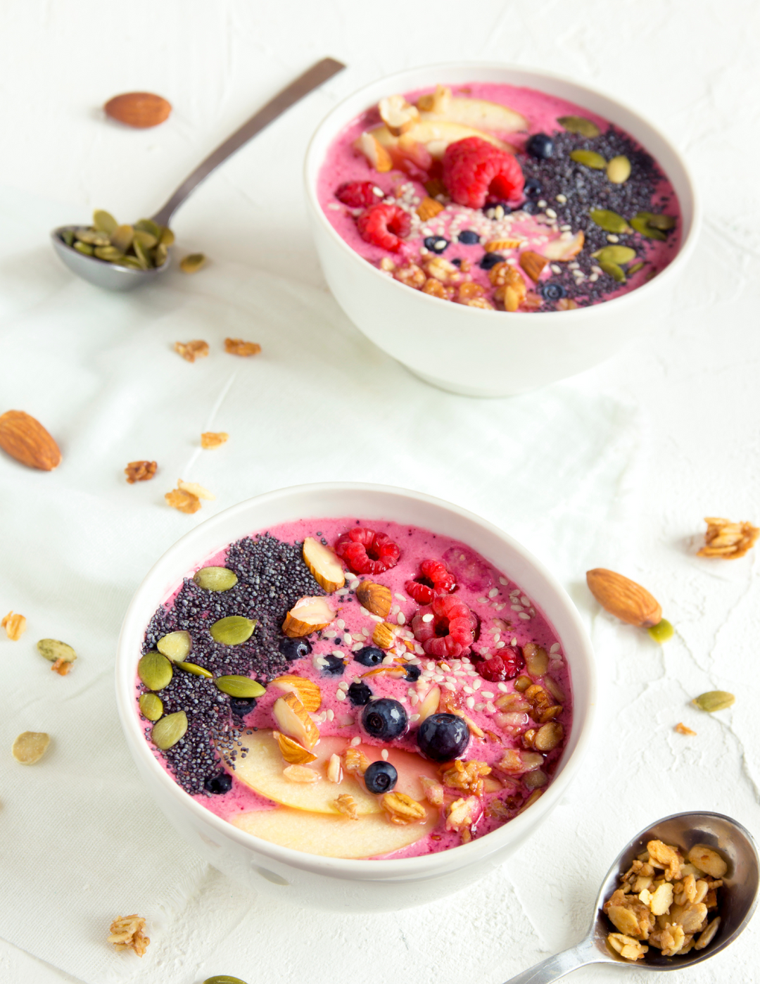 MulZi-collagen Banana Strawberry Smoothie Bowl