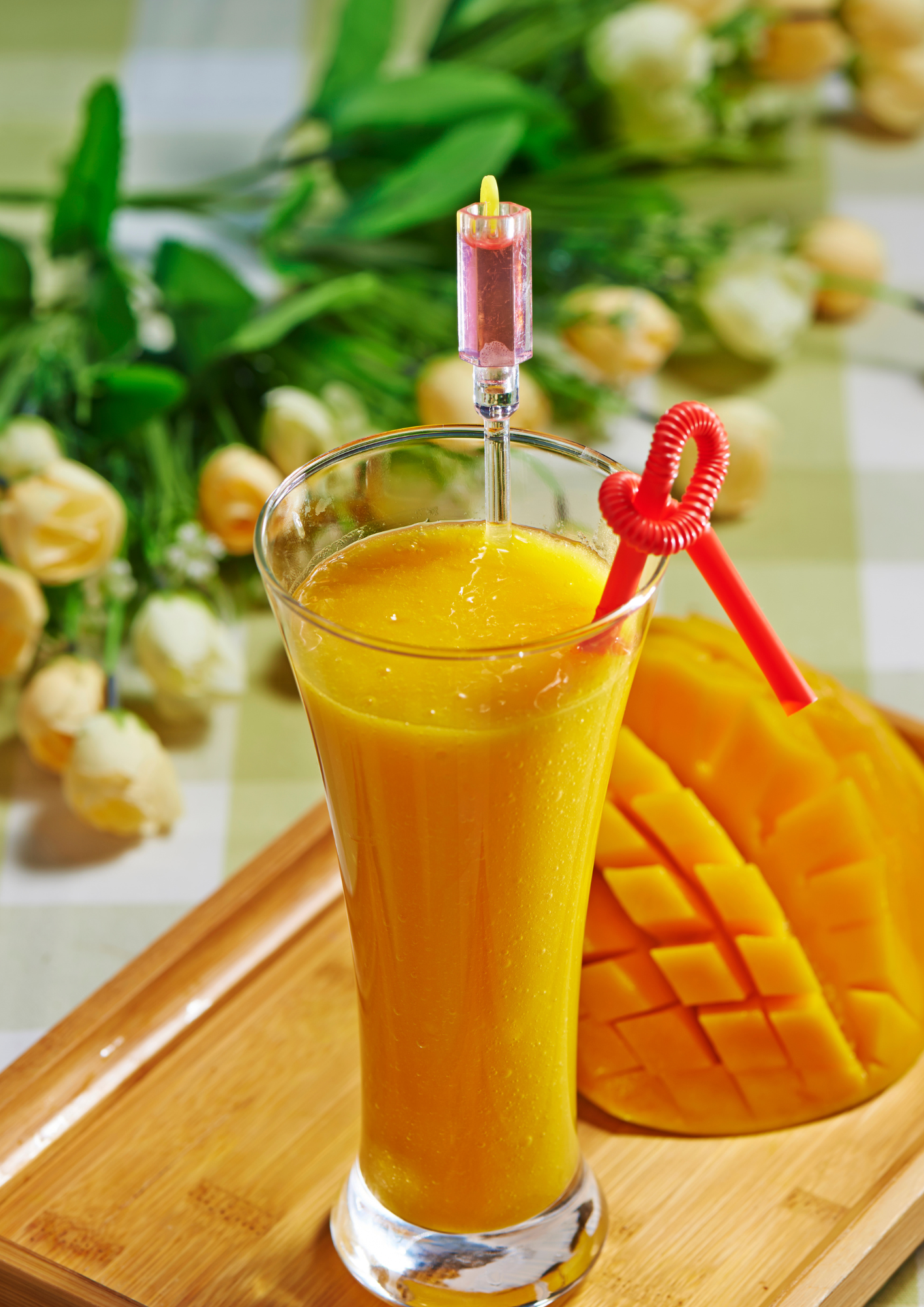 Peach-Mango Collagen Smoothie